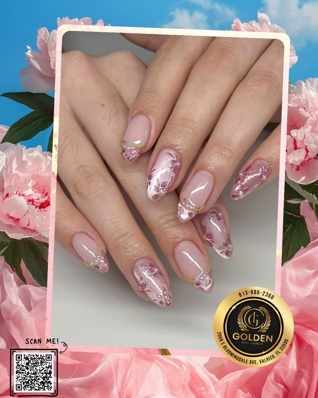 top nail art by Golden Nail Lounge